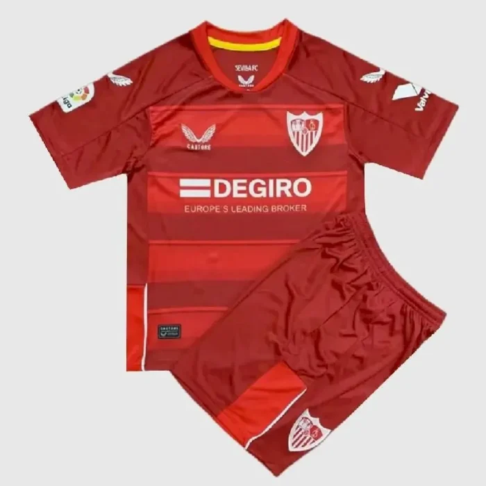 Sevilla FC 2022/23 Away Kids Kit