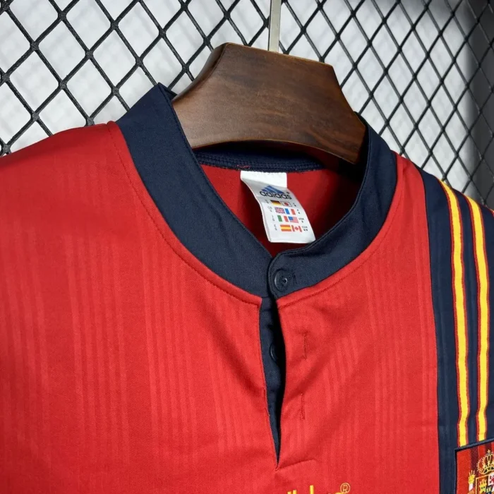 Spain 1996 Home Retro Jersey