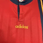 Spain 1996 Home Retro Jersey