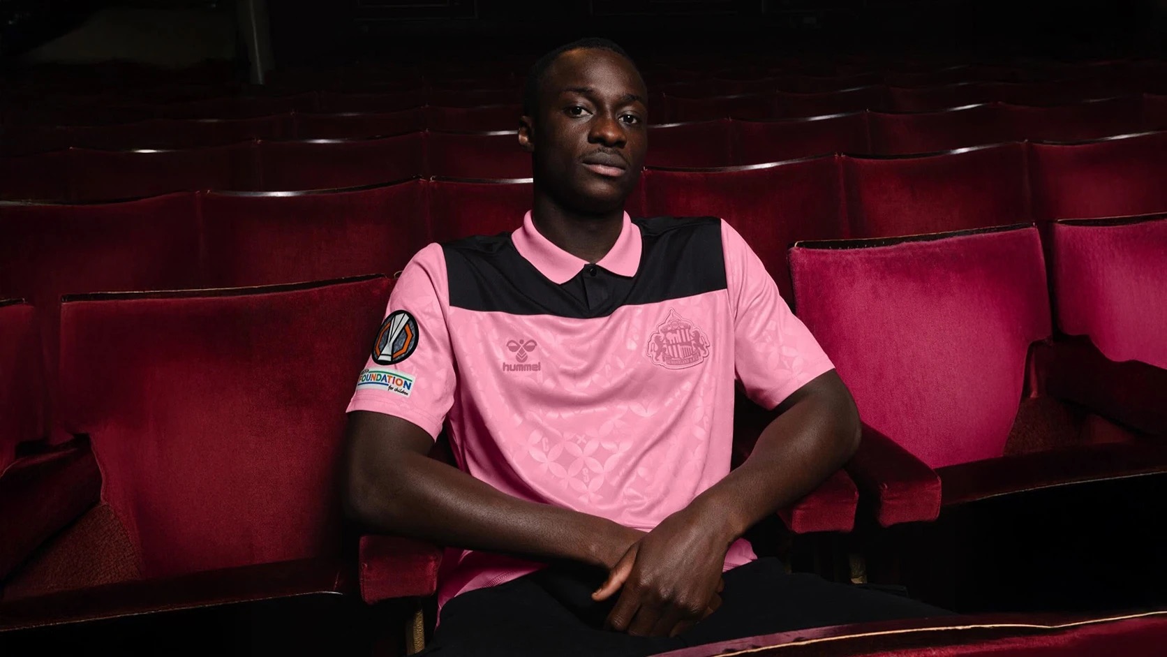 Sunderland 2026-27 away kit revealed image in pink and black, a Hummel Elvis Presley tribute shirt