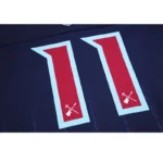 West Ham lron Maiden Alternate Shirt #11 Retro Jersey