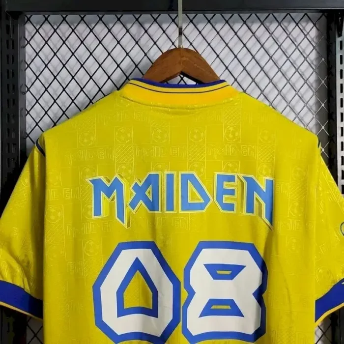West Ham United 2008 Yellow Iron Maiden Edition Retro Jersey