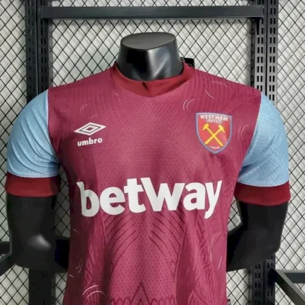 West Ham United 2023/24 Home Jersey Player Version