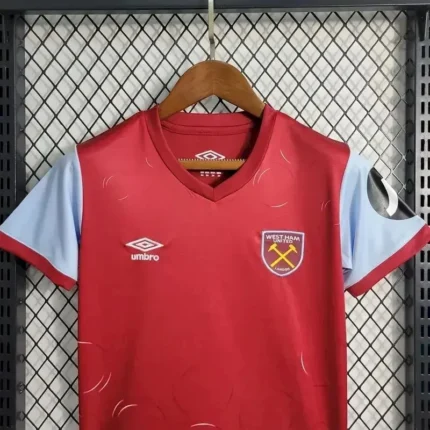 West Ham United 2023/24 Home Kids Kit