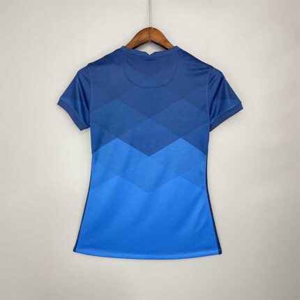 Womens Brazil 2021 Away Retro Style Jersey
