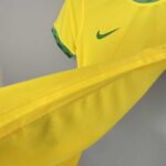 Womens Brazil 2021 Home Retro Style Jersey