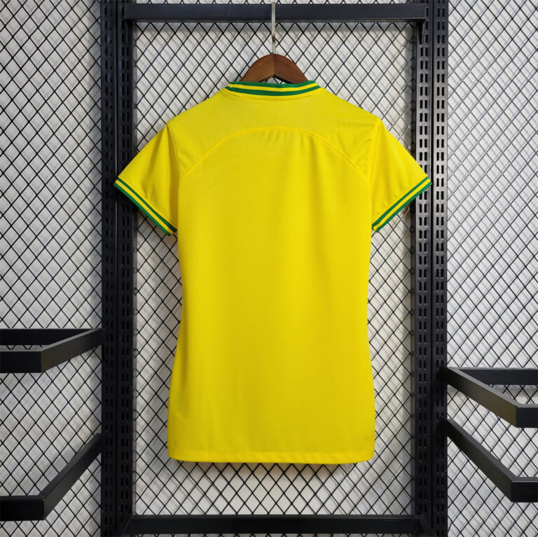 Womens Brazil 2022 World Cup World Cup Commemorative Edition Yellow Jersey