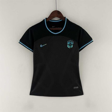 Womens Brazil 2022 World Cup World Cup Concept Black Jersey