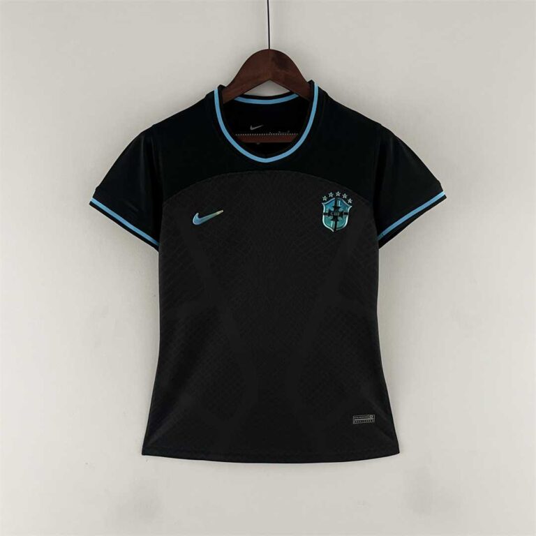 Womens Brazil 2022 World Cup World Cup Concept Black Jersey