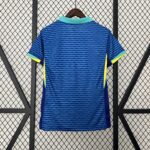 Womens Brazil 2024 Away blue Jersey