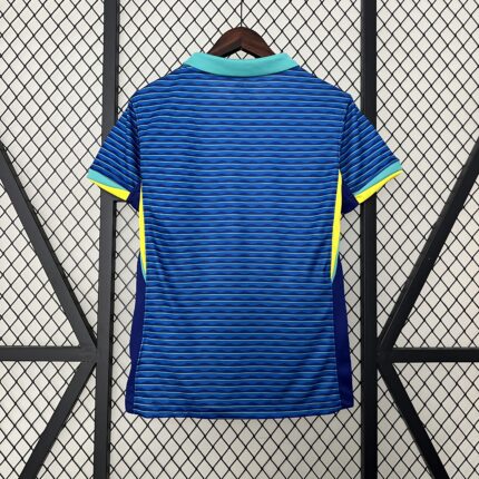 Womens Brazil 2024 Away blue Jersey