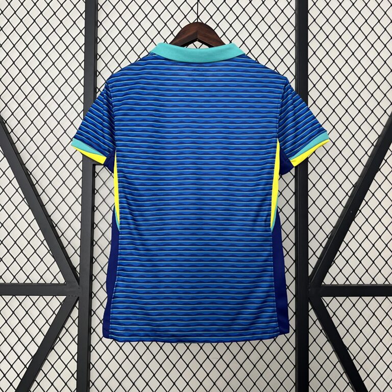Womens Brazil 2024 Away blue Jersey