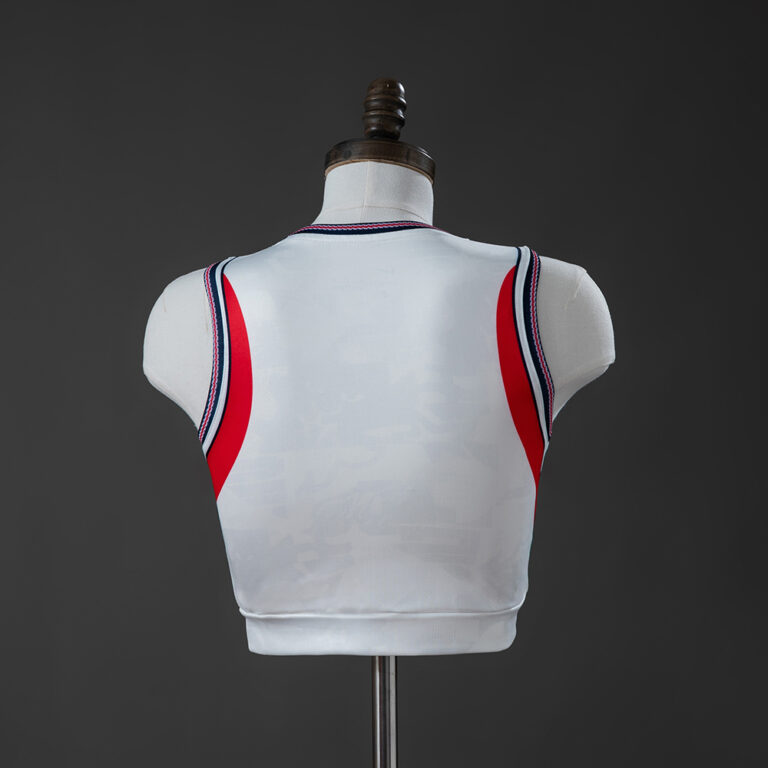 Womens England 2026 World Cup Home Crop Top Style Training Vest