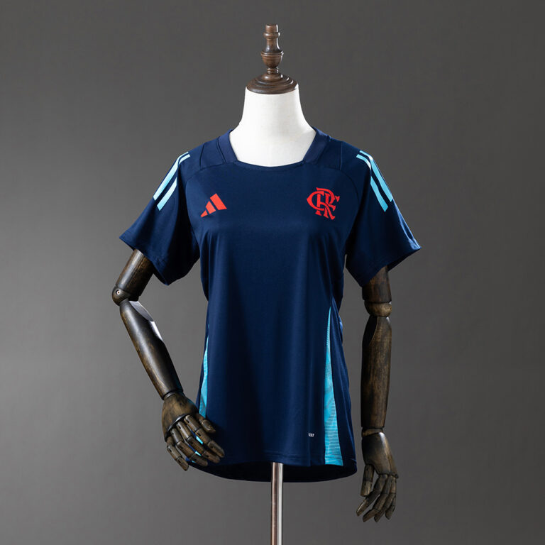 Womens Flamengo 2025/26 Navy Blue Training Jersey