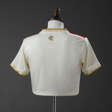Womens Flamengo Third 2526 crop top style Jersey