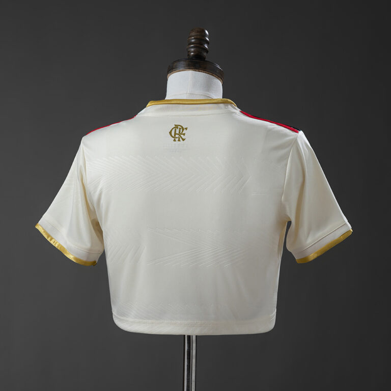 Womens Flamengo Third 2526 crop top style Jersey
