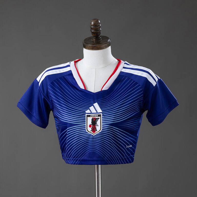 Womens Japan 2026 World Cup Home Crop Top Style Jersey