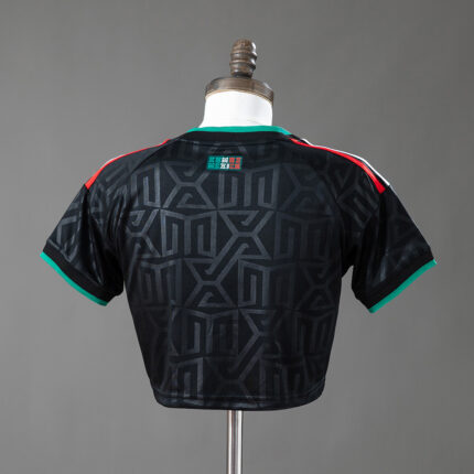 Womens Mexico 2026 World Cup Third Crop Top Style Jersey