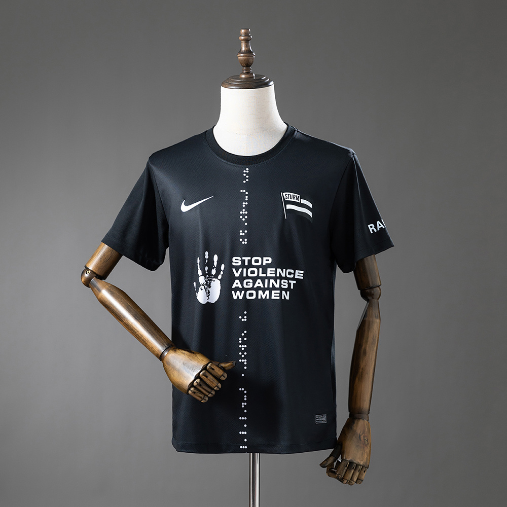 Womens SK Sturm Graz 2025/26 Stop Violence Against Special Released Kit Womens SK Sturm Graz 2025/26 Stop Violence Against Special Released Kit