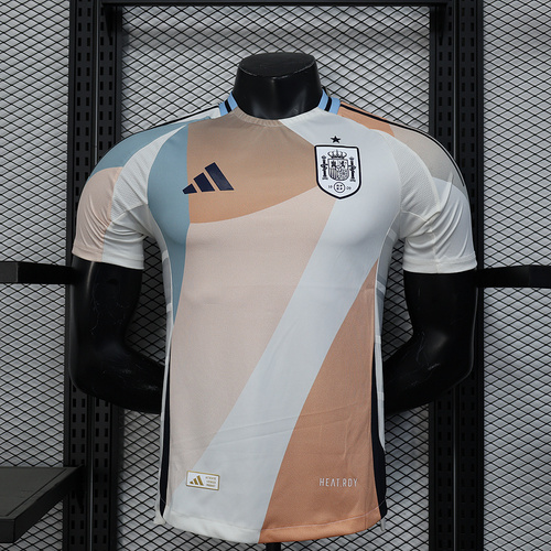 Womens Spain 2025 Away team Jersey Player Version